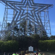 Aid station at the famous Roanoke star